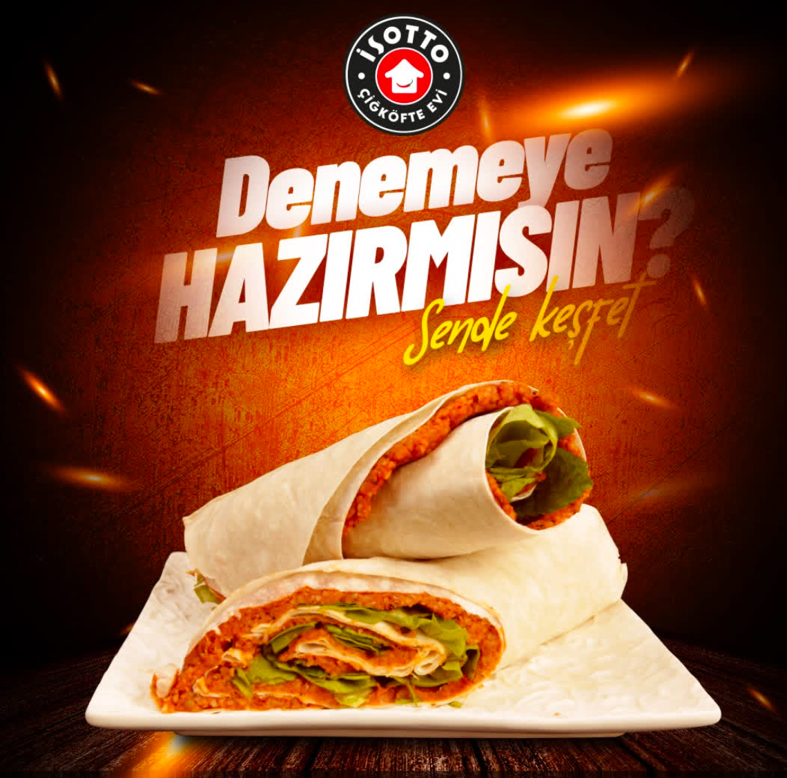 Uzay + Ayran Çiğköfte Dürüm
