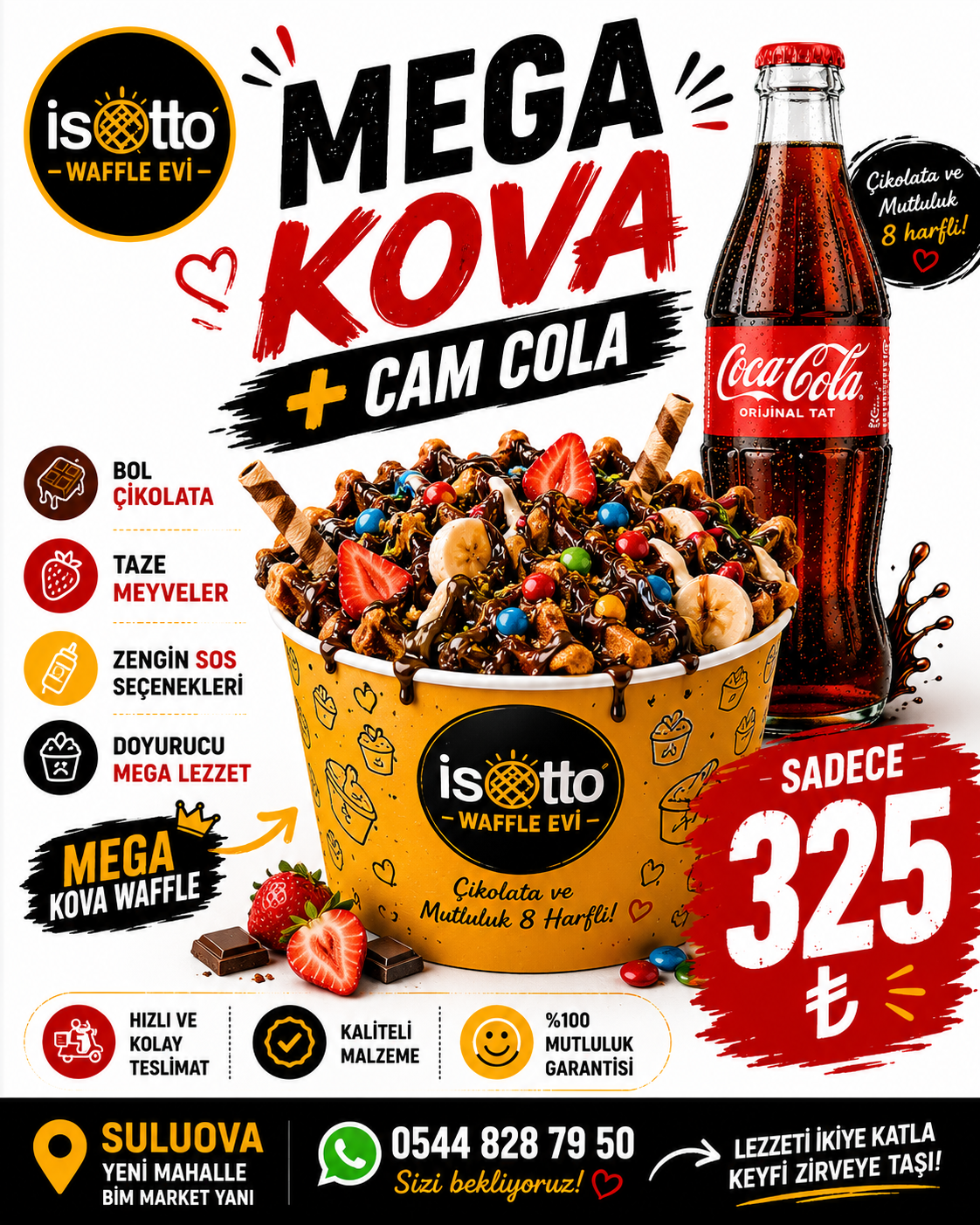 Muhteşem ikili Mega kova + Cam cola